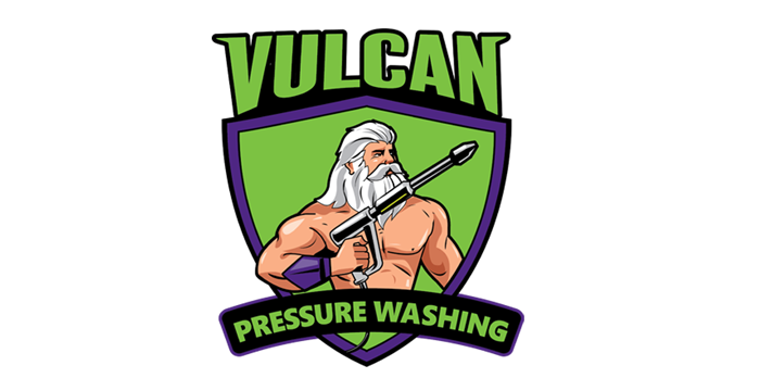 Vulcan Pressure Washing Logo